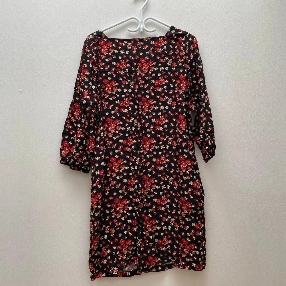GAP - Floral 3/4 Sleeve Dress
